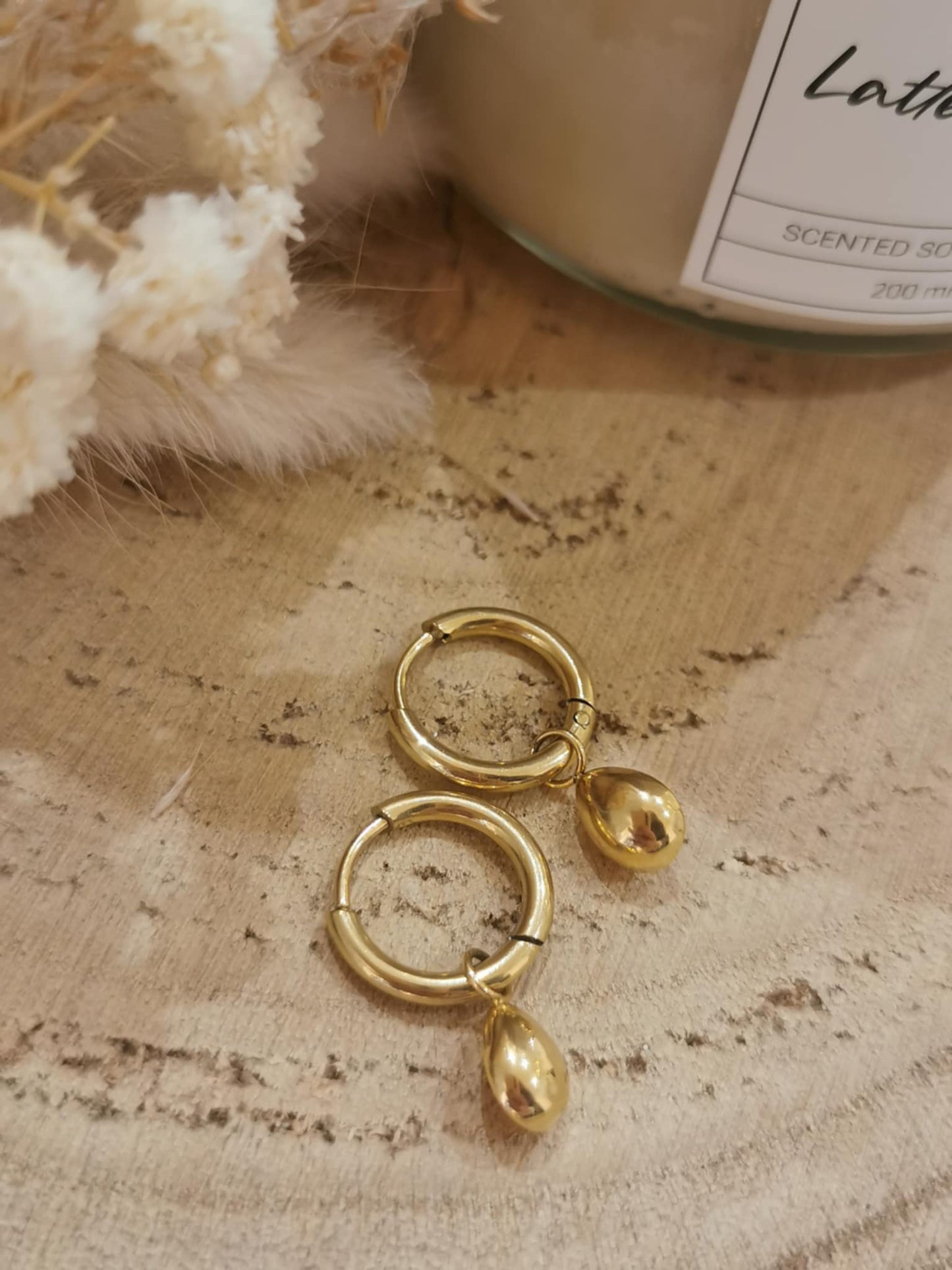 Boucles d'oreilles breloques Milia