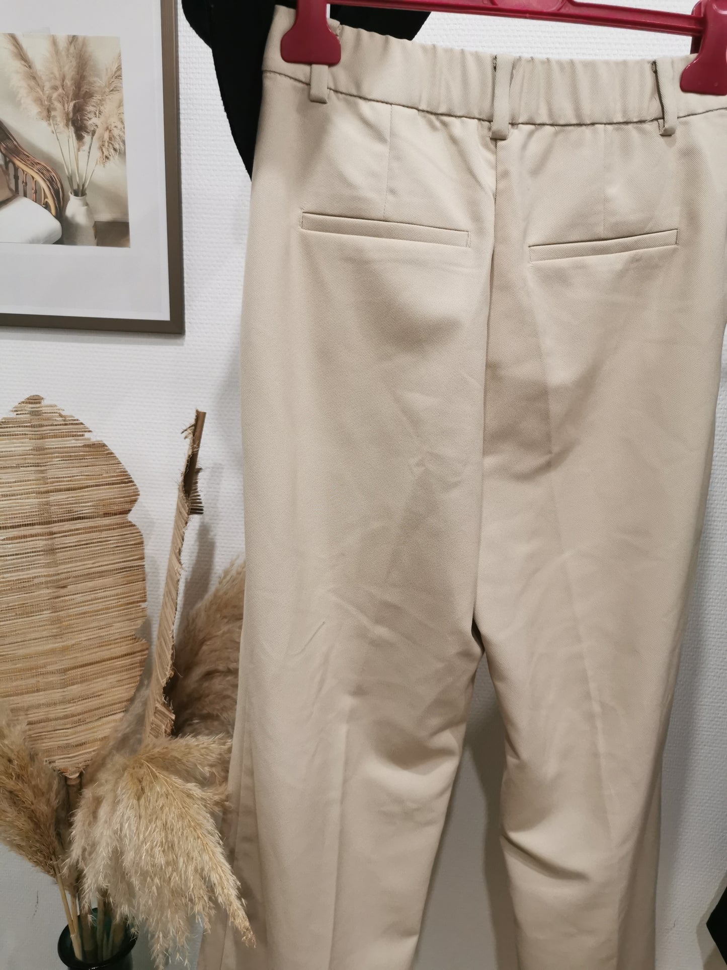 Pantalon droit beige H&M