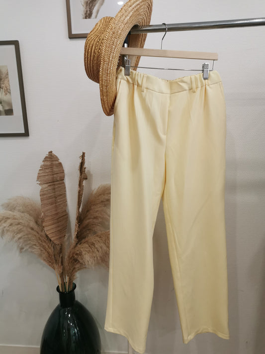 Pantalon jaune Kiabi