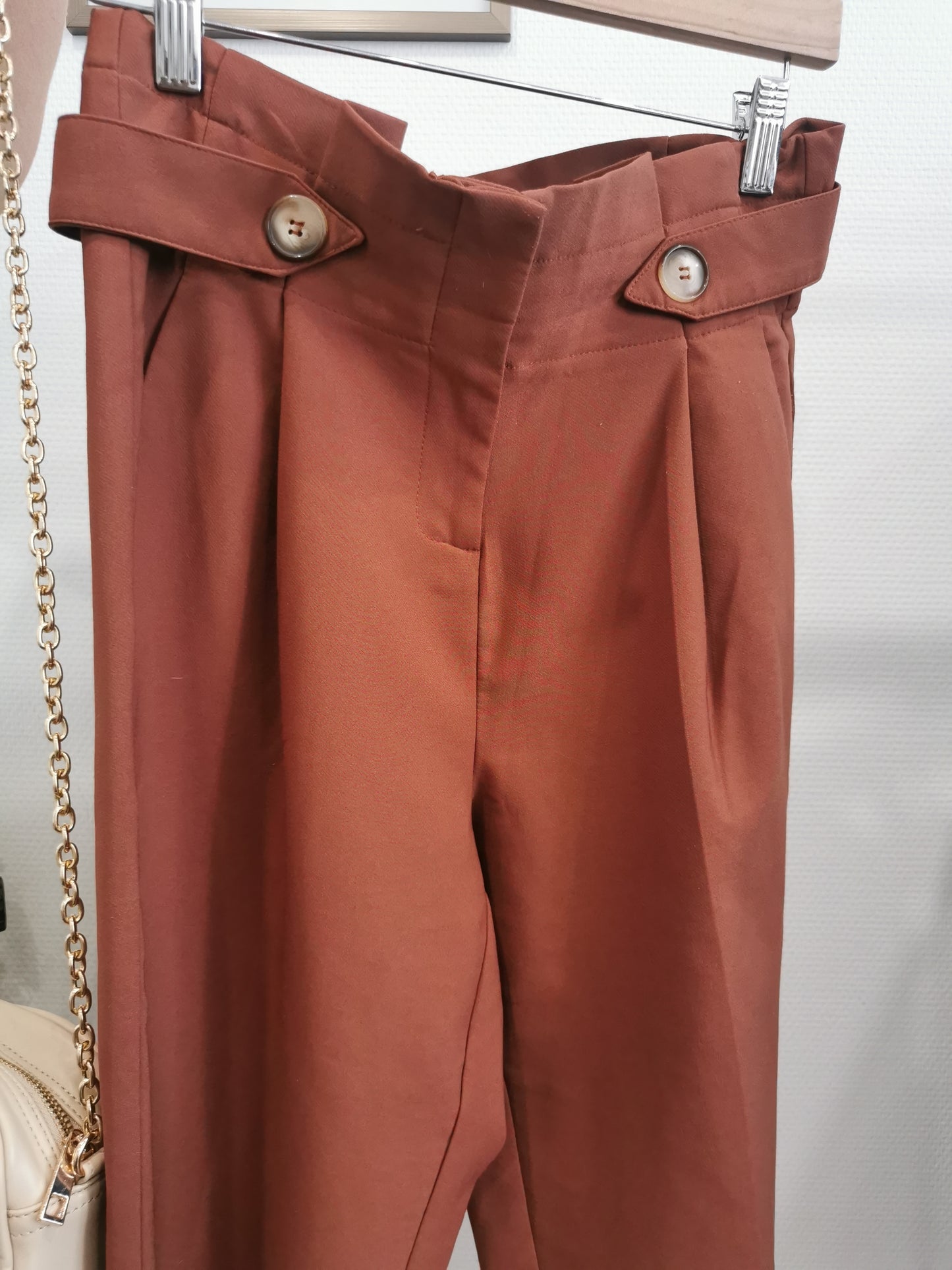 Pantalon camel Etam