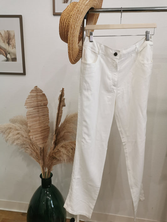 Pantalon blanc Scottage