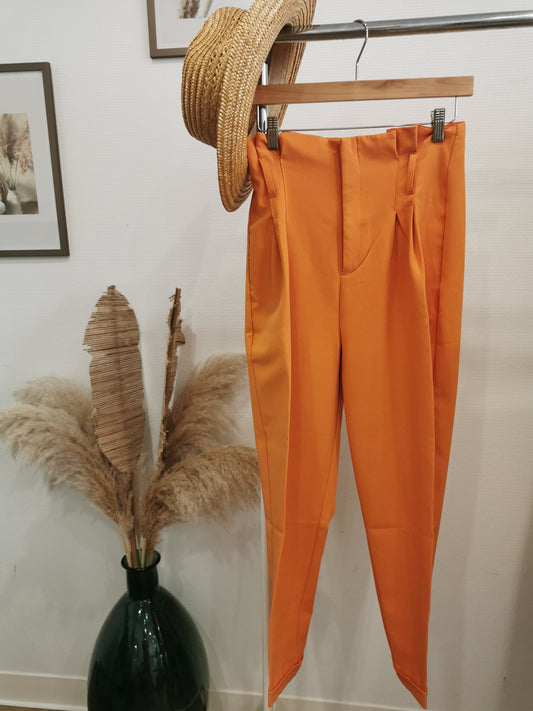 Pantalon orange Bershka