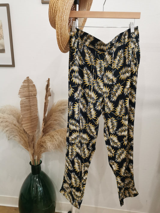 Pantalon fluide à motifs Kiabi