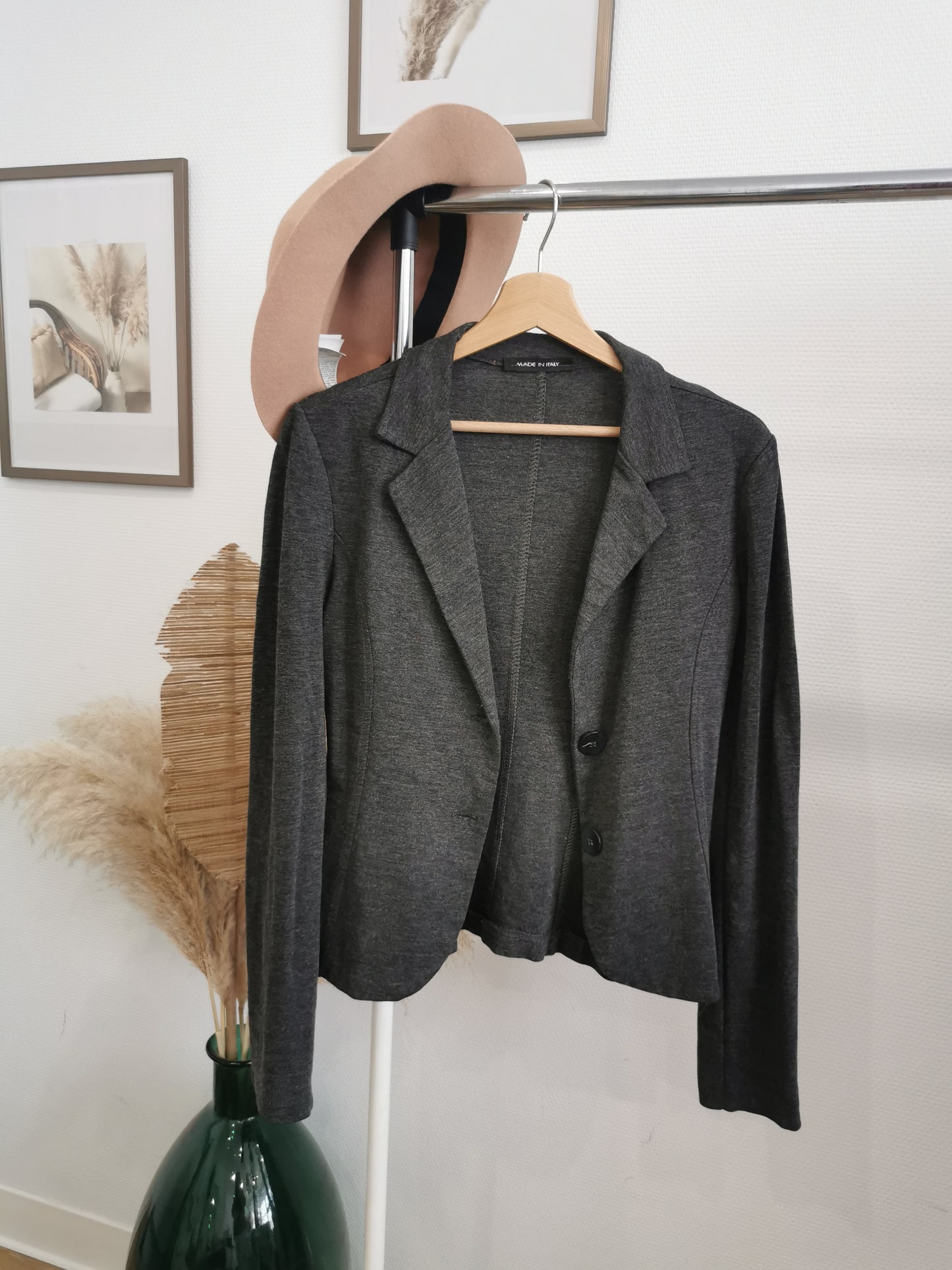 Blazer gris Made in Italy